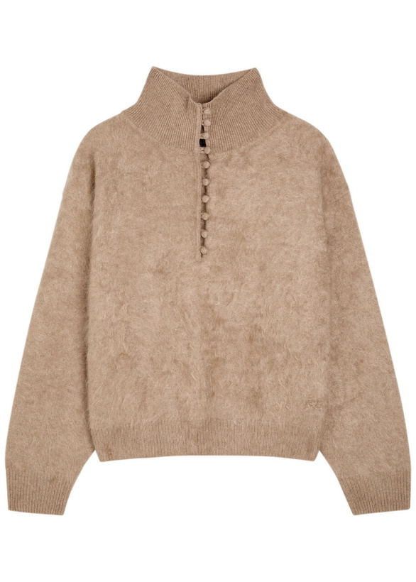 Photo: Rag & Bone Jada Brushed Cashmere Jumper Camel