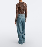 Blumarine Wide-leg jeans