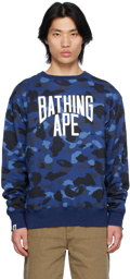 BAPE Blue & Gray 4-Way Reversible Sweatshirt