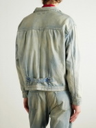 A.PRESSE - 1st Type Distressed Denim Jacket - Blue
