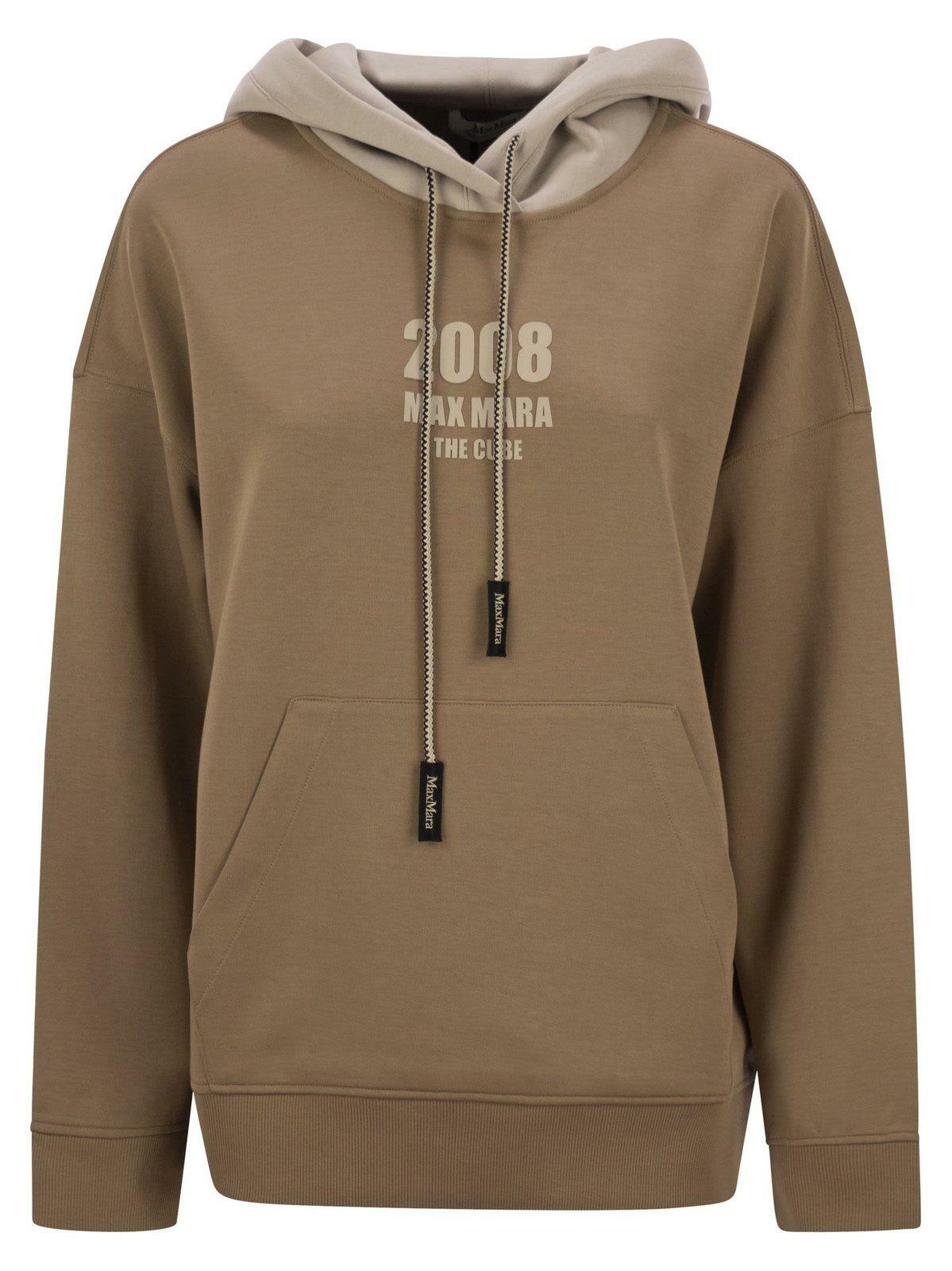 S Max Mara Joice cotton-blend jersey hoodie S Max Mara