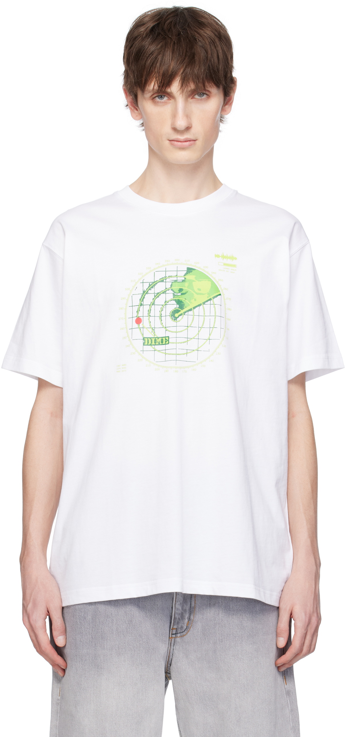 Dime Men's Twister T-Shirt in Thyme Dime