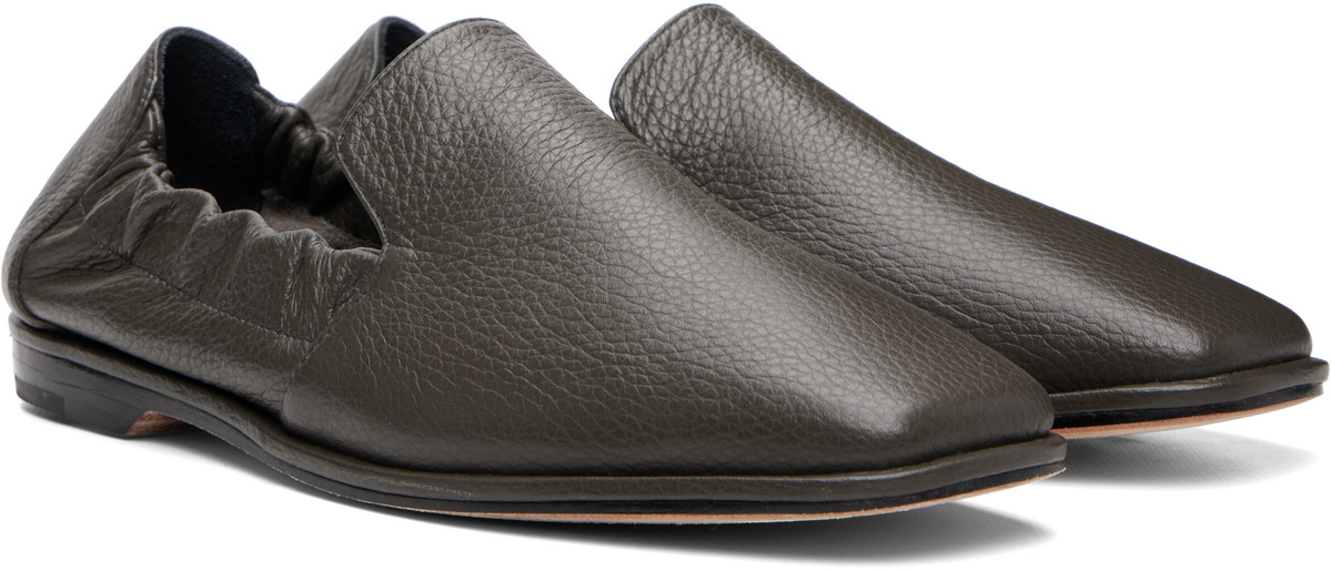 Lauren Manoogian Gray Square Loafers