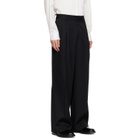 ssstein Black Long Wide Trousers