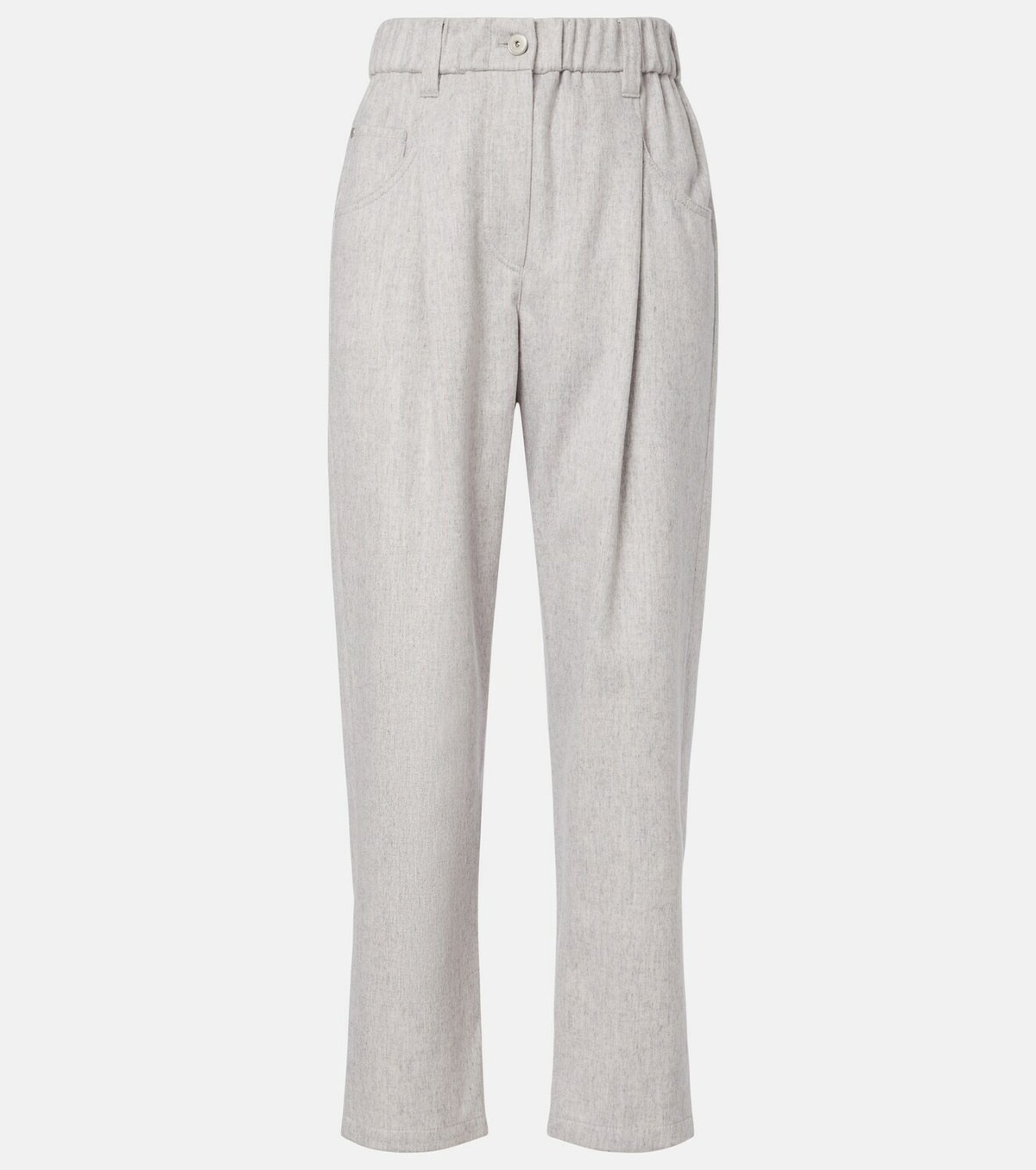 Brunello Cucinelli Monili wool tapered pants