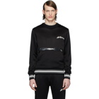 Alexander McQueen Black Embroidered Logo Pocket Sweatshirt