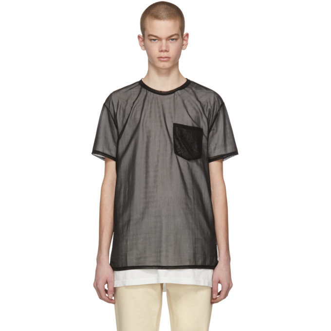 Photo: Acne Studios Black Batumy Plain T-Shirt