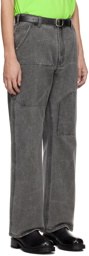 Acne Studios Gray Patch Trousers