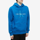 Calvin Klein Men's Monologo Hoody in Tarps Blue