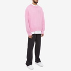 Cole Buxton Men's Loose Knit Crew Sweat in Pink