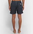 Hartford - Slim-Fit Mid-Length Swim Shorts - Men - Dark gray