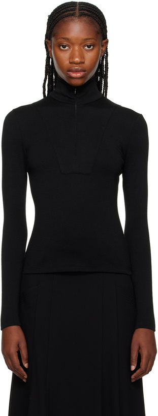 Photo: Maiden Name Black Bonnie Turtleneck