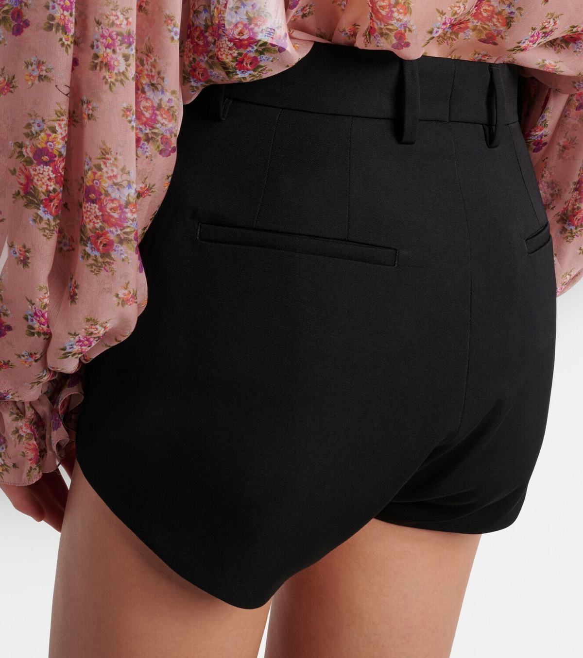 Dolce&Gabbana Virgin wool gabardine micro shorts