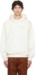 Helmut Lang Off-White Logo Hoodie