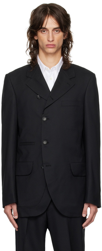 Photo: Comme des Garçons Homme Deux Black Wool Blazer