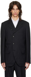 Comme des Garçons Homme Deux Black Wool Blazer