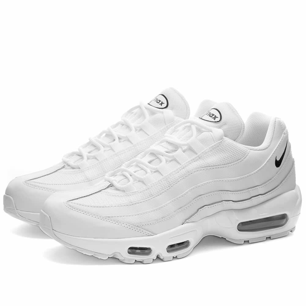 28cm Nike Air Max 95 WHITE ＆ BLACK Nike Air Max 95 QS All Over Logo Pack White Black JDI 538416