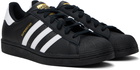 adidas Originals Black Superstar Sneakers