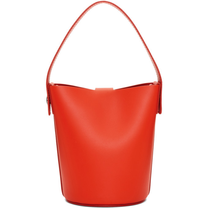 Sophie Hulme Orange Nano Swing Bucket Bag