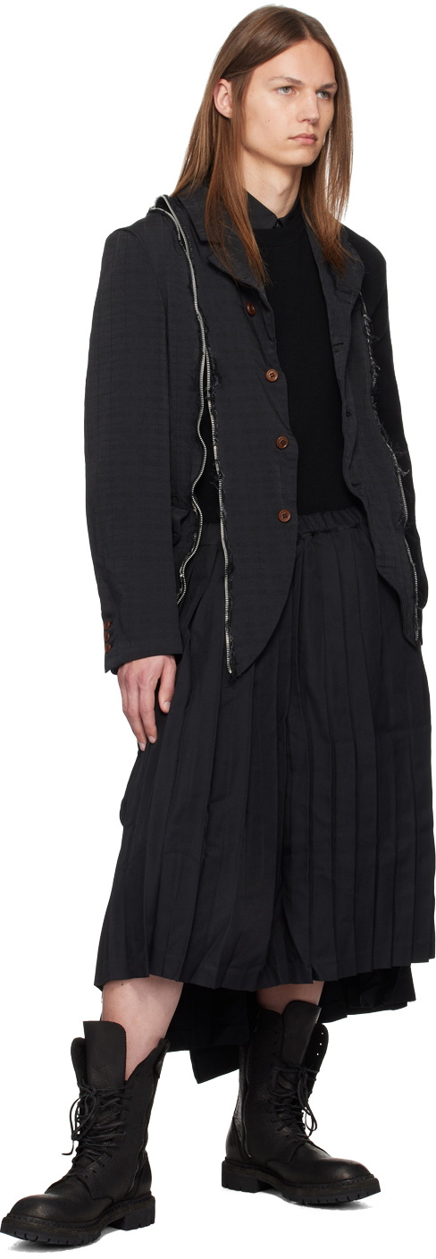 Black Comme des Garçons Black Crewneck Wool Sweater
