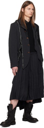 Black Comme des Garçons Black Crewneck Wool Sweater