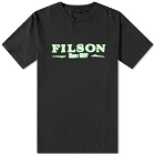 Filson Men's Logo Pioneer T-Shirt in Black