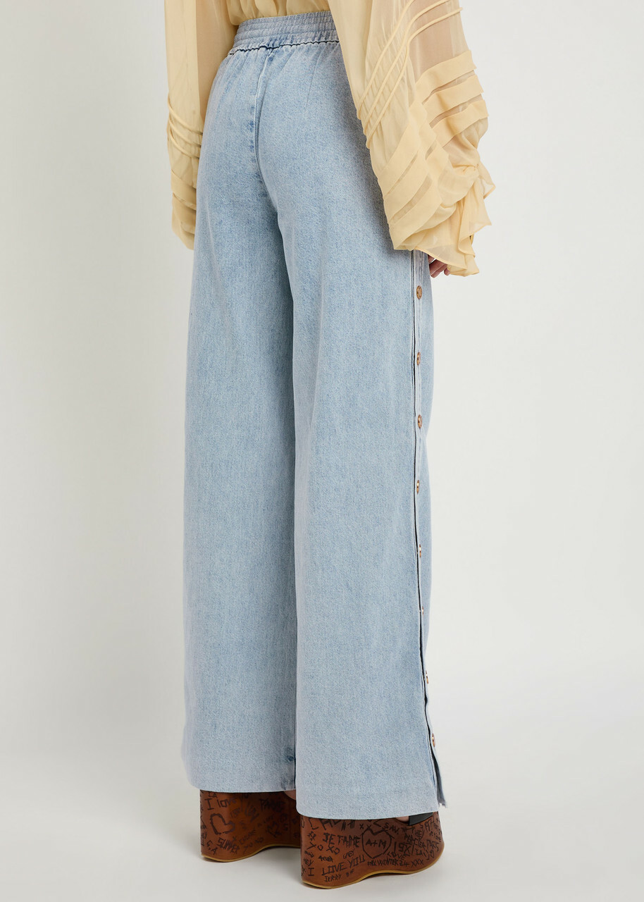 Zimmermann Rebellion Press-stud Denim Trousers