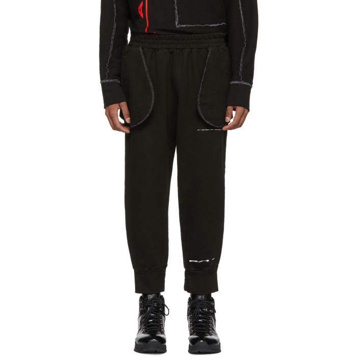 Photo: A-Cold-Wall* Black Compressed Logo Lounge Pants 