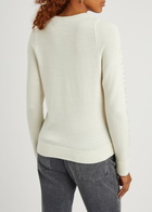 Canada Goose Saturna Logo-intarsia Wool Jumper, Cream, Jumper, Wool