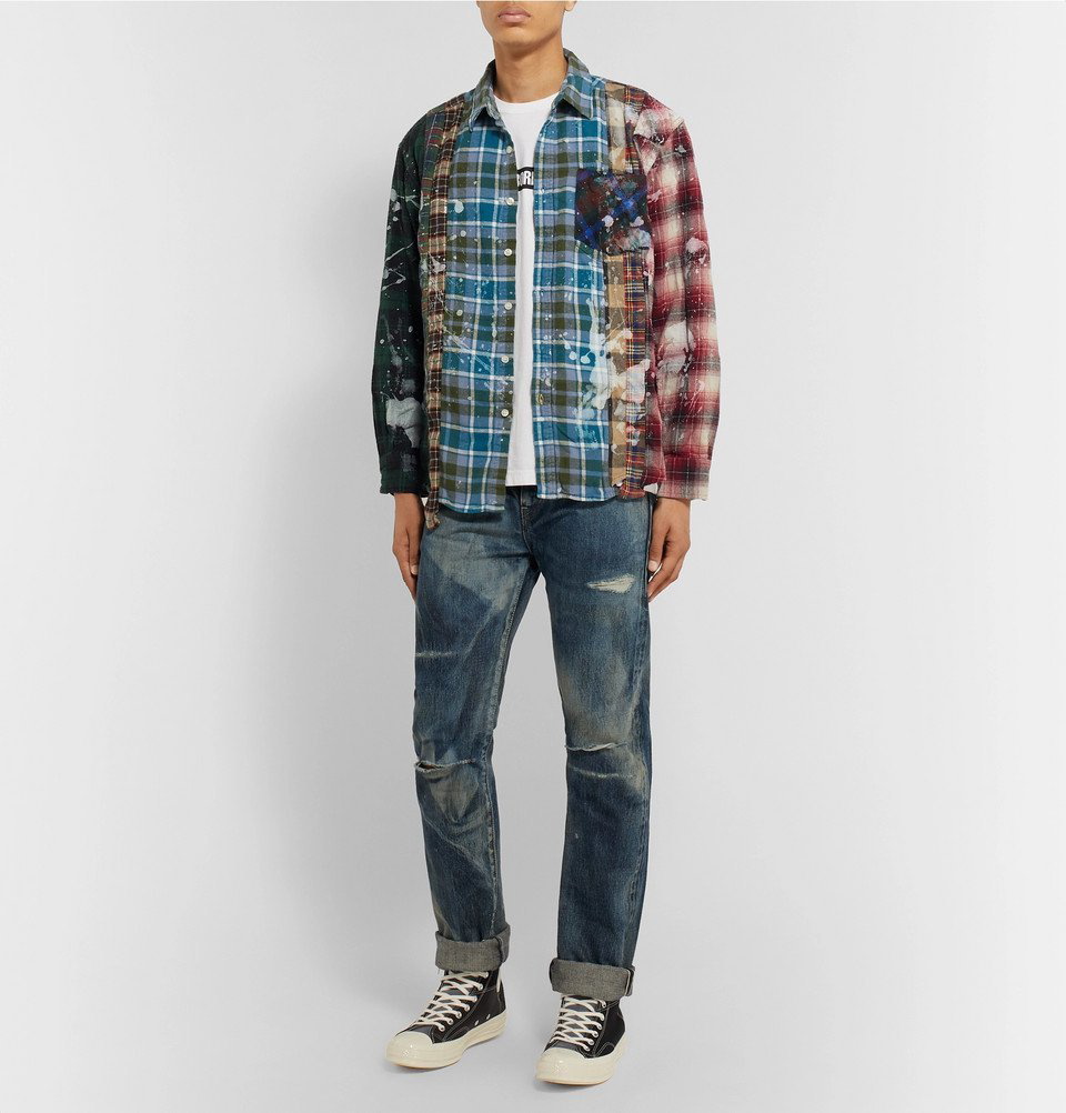 Neighborhood - Distressed Selvedge Denim Jeans - Indigo Neighborhood