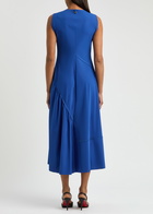 High Daring Stretch-jersey Midi Dress Blue