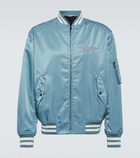 Valentino VLogo embroidered bomber jacket