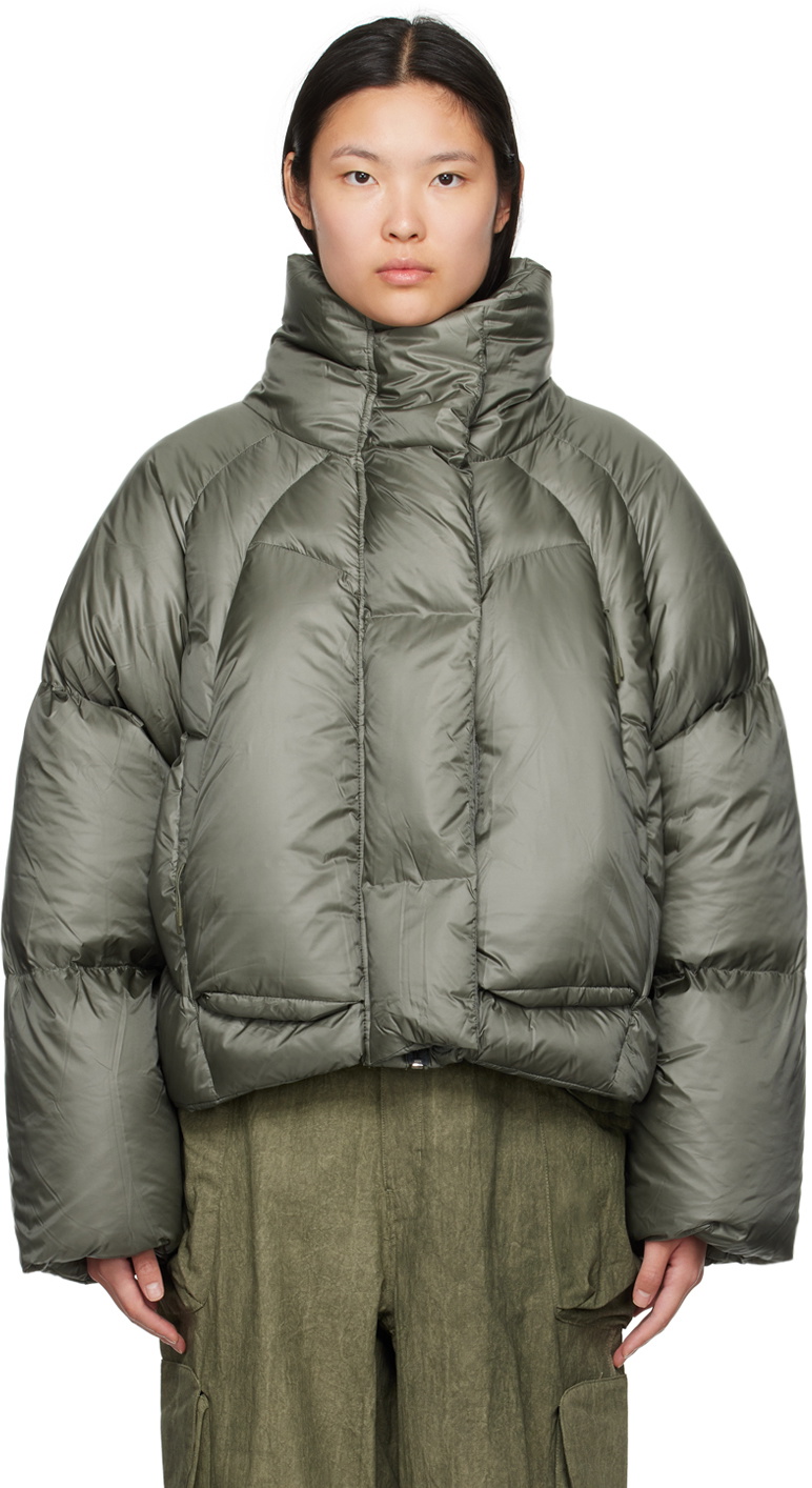 Entire Studios Khaki UVR Down Jacket Entire Studios