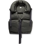 Sasquatchfabrix. - Quilted Shell Down Gilet - Green