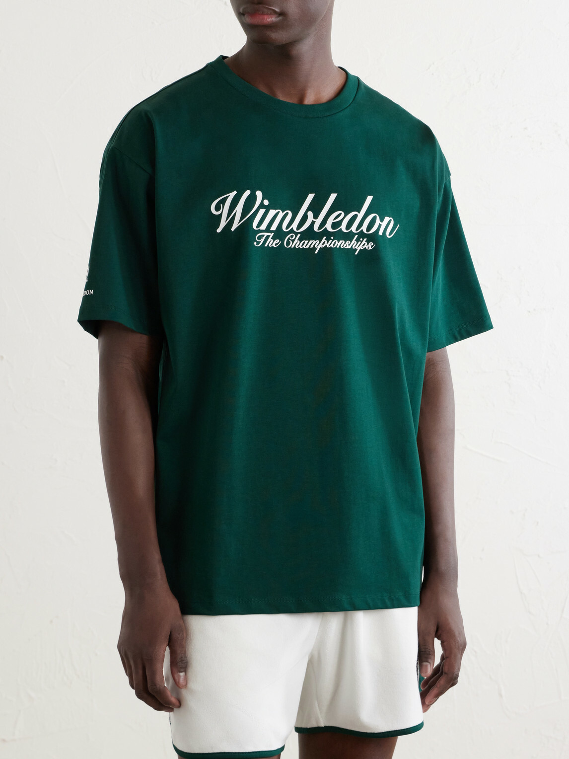 Polo Ralph Lauren - Wimbledon Logo-Printed Cotton-Jersey T-Shirt - Green