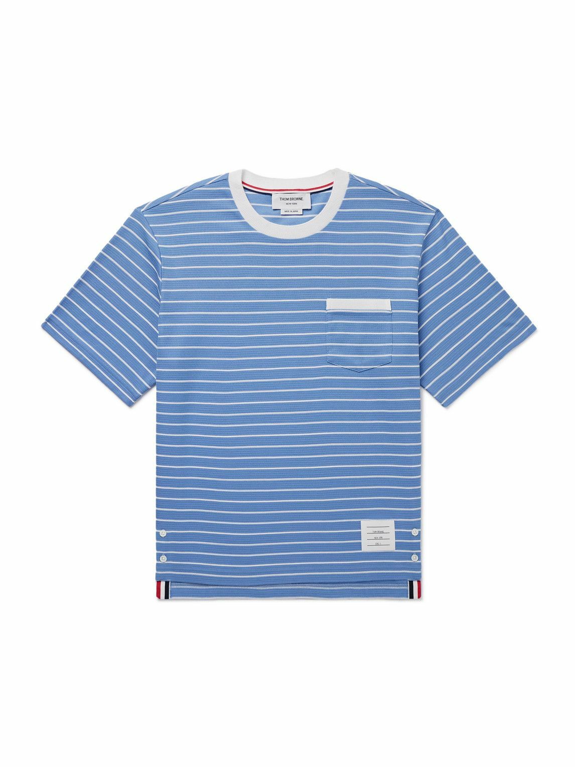 Tシャツ・カットソー Thom Browne Jersey T-Shirt Thom Browne Men's Medium Weight Jersey Pocket T-Shirt in