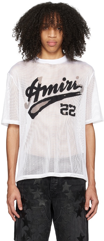 Photo: AMIRI White '22' T-Shirt