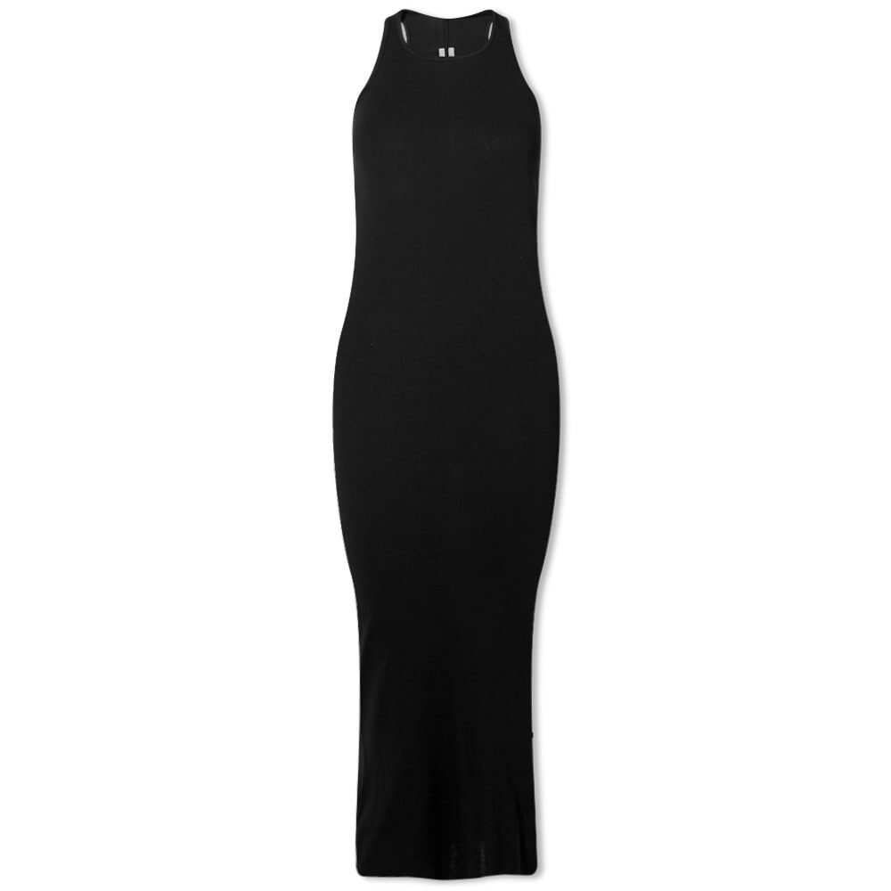 (正規店出品)RICK OWENS WOMEN RP01D2549 RC TANK DRESS BLACK Rick Owens Women's Tank Dress in Black Rick Owens