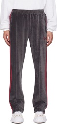 NEEDLES Gray Embroidered Sweatpants