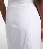 Fforme Ora cotton poplin midi skirt