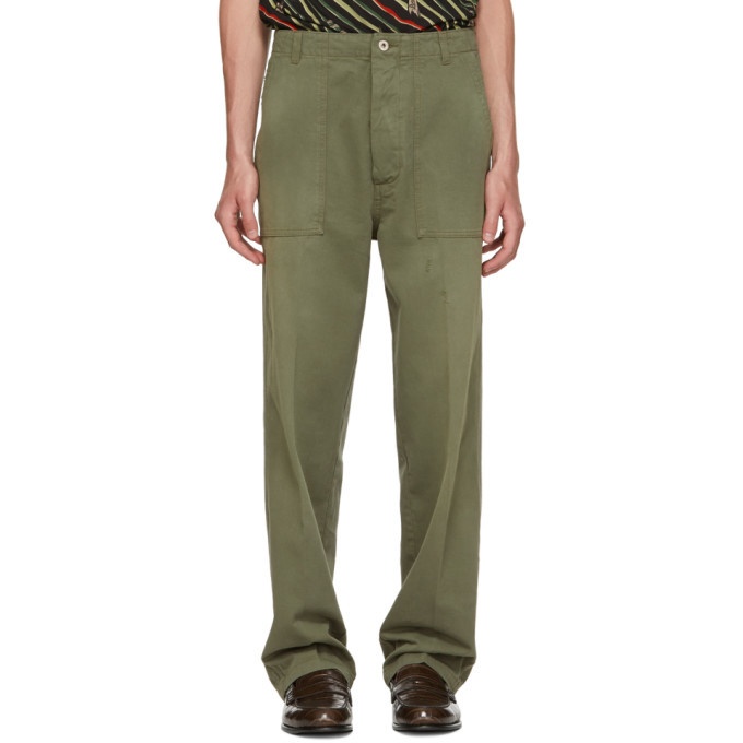 Photo: Loewe Green Patch Pocket Trousers