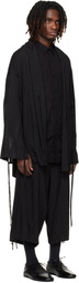 YOHJI YAMAMOTO Black Thin Stripe Jacket