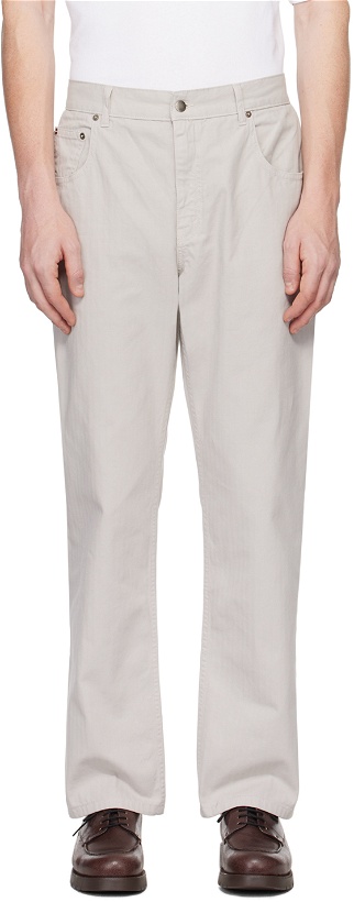Photo: DANCER Gray Five-Pocket Trousers