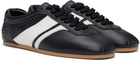 System Black Leather Sneakers