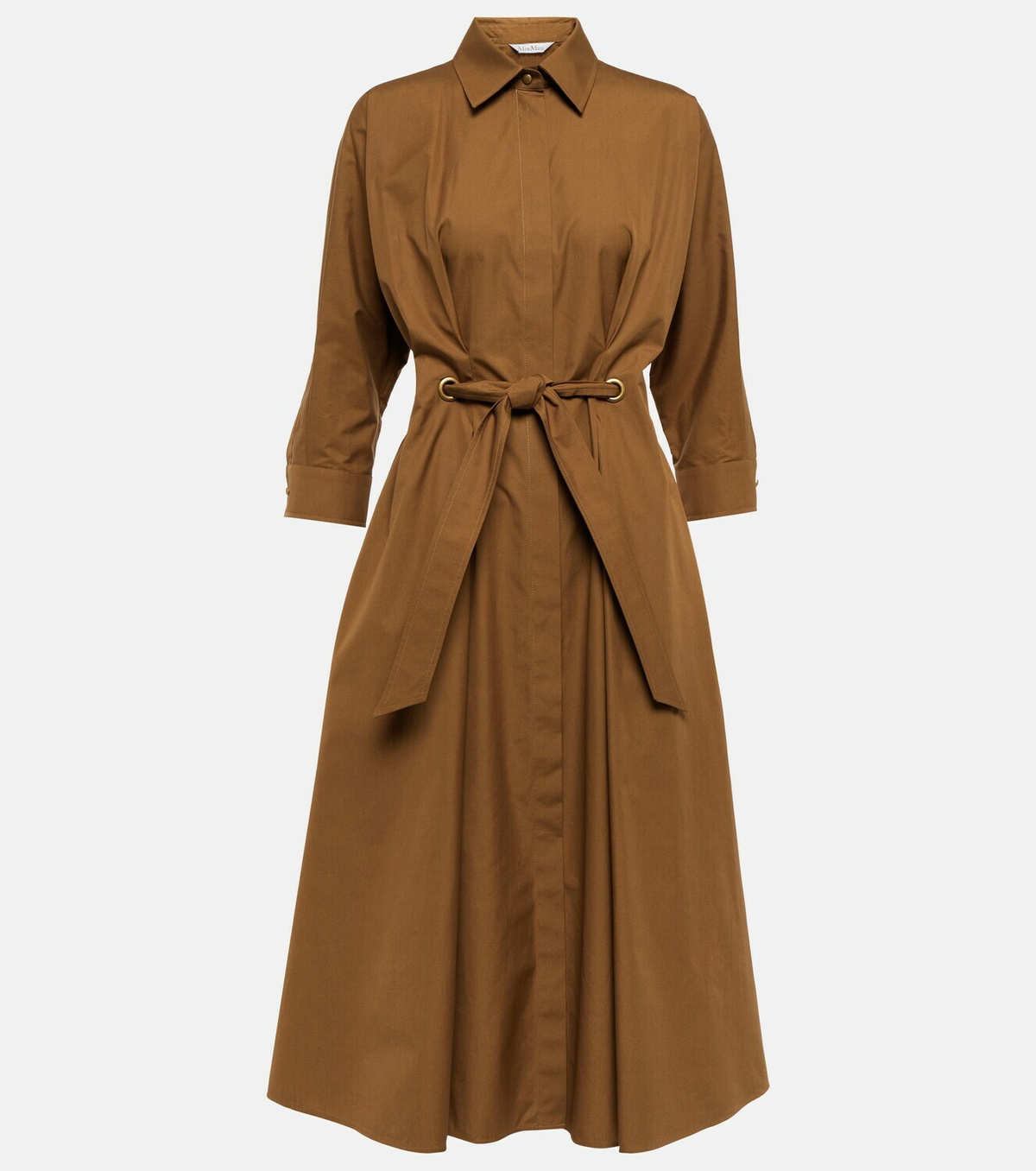 Max Mara - Flavio cotton poplin shirt dress Max Mara