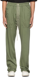 Rick Owens DRKSHDW SSENSE Exclusive Green MT Long Lounge Pants