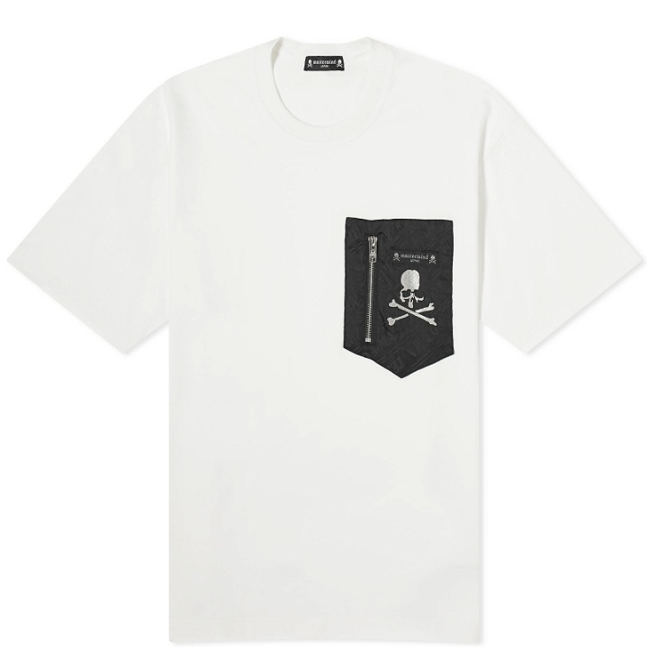 Photo: mastermind JAPAN Men's Zip Pocket T-Shirt in White