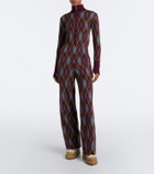 Perfect Moment Argyle wool bodysuit