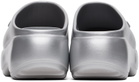 Melissa Silver Free Clog Platform Loafers