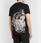 Alexander McQueen - Slim-Fit Printed Cotton-Jersey T-Shirt - Black